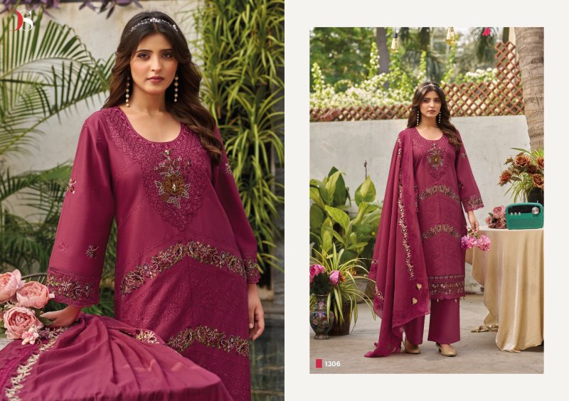 Elaf Pashmina Vol 3 By Deepsy Pure Cotton Salwar Suits